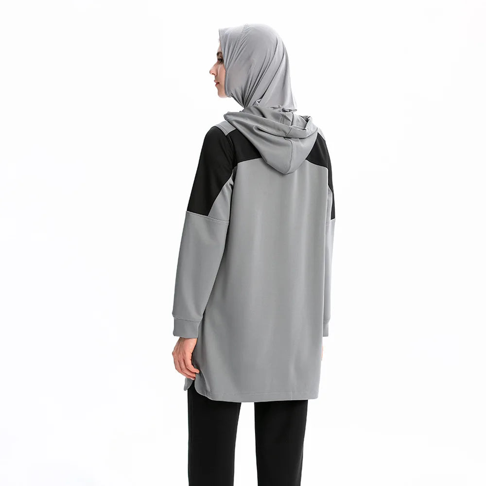 Women's Loose Hooded Kaftan Sweater