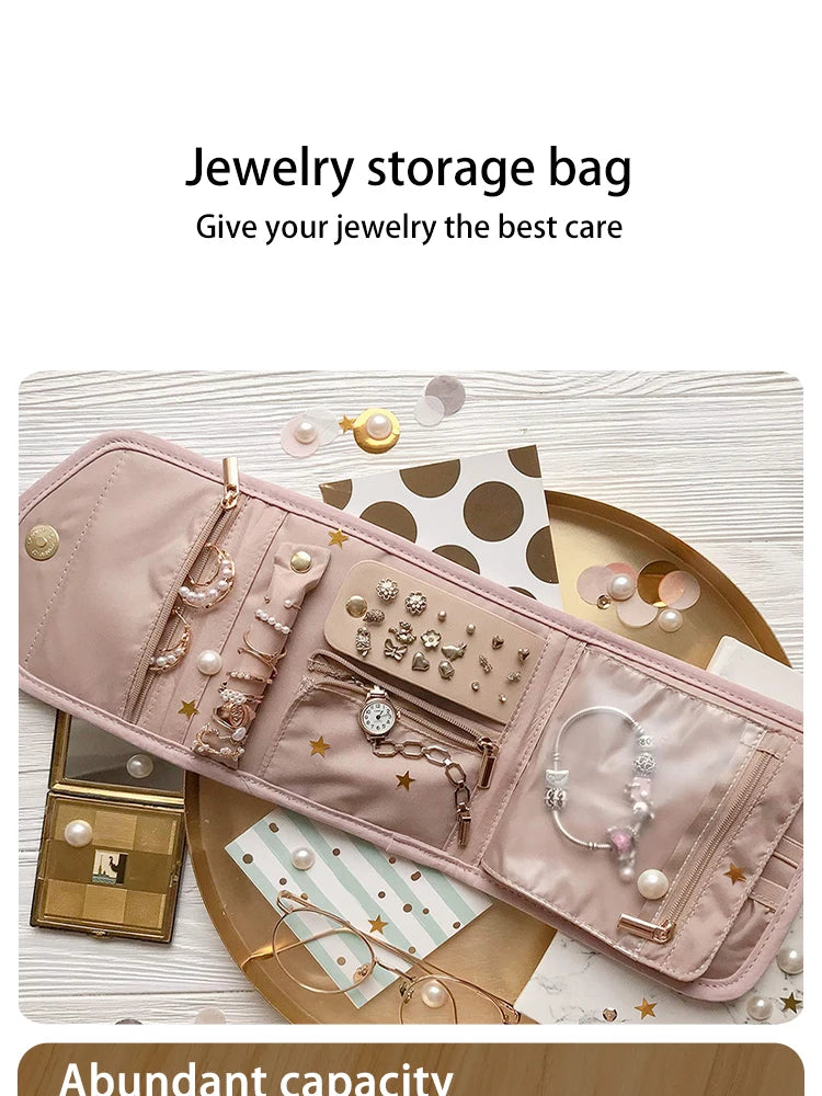 Travel Foldable Jewellery Roll