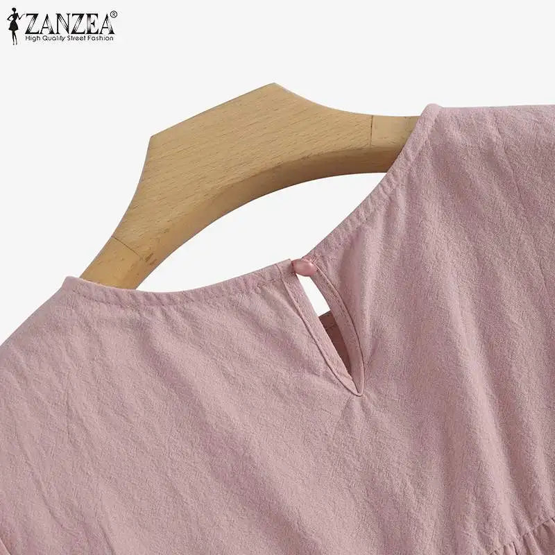 Women's Elegant O-Neck Blouse