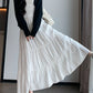 Women's High-Waist Patchwork A-Line Skirt
