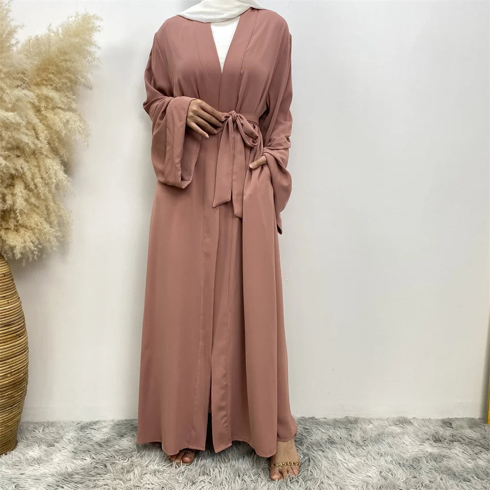Solid Color Kimono Abaya