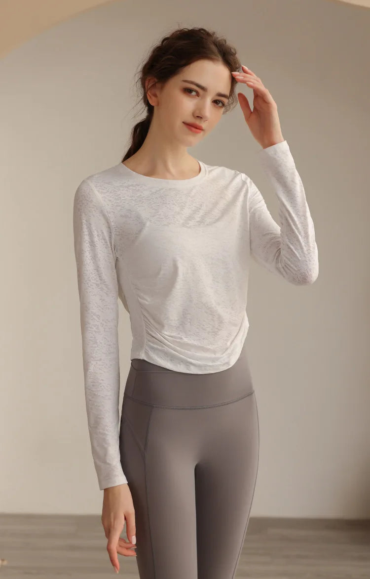 Women's Long Sleeve Slim Yoga Top