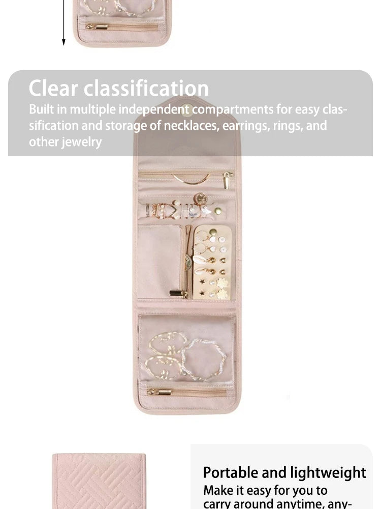 Travel Foldable Jewellery Roll