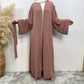 Solid Color Kimono Abaya