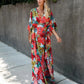 Women's Bohemian Printed Beach Kaftan
