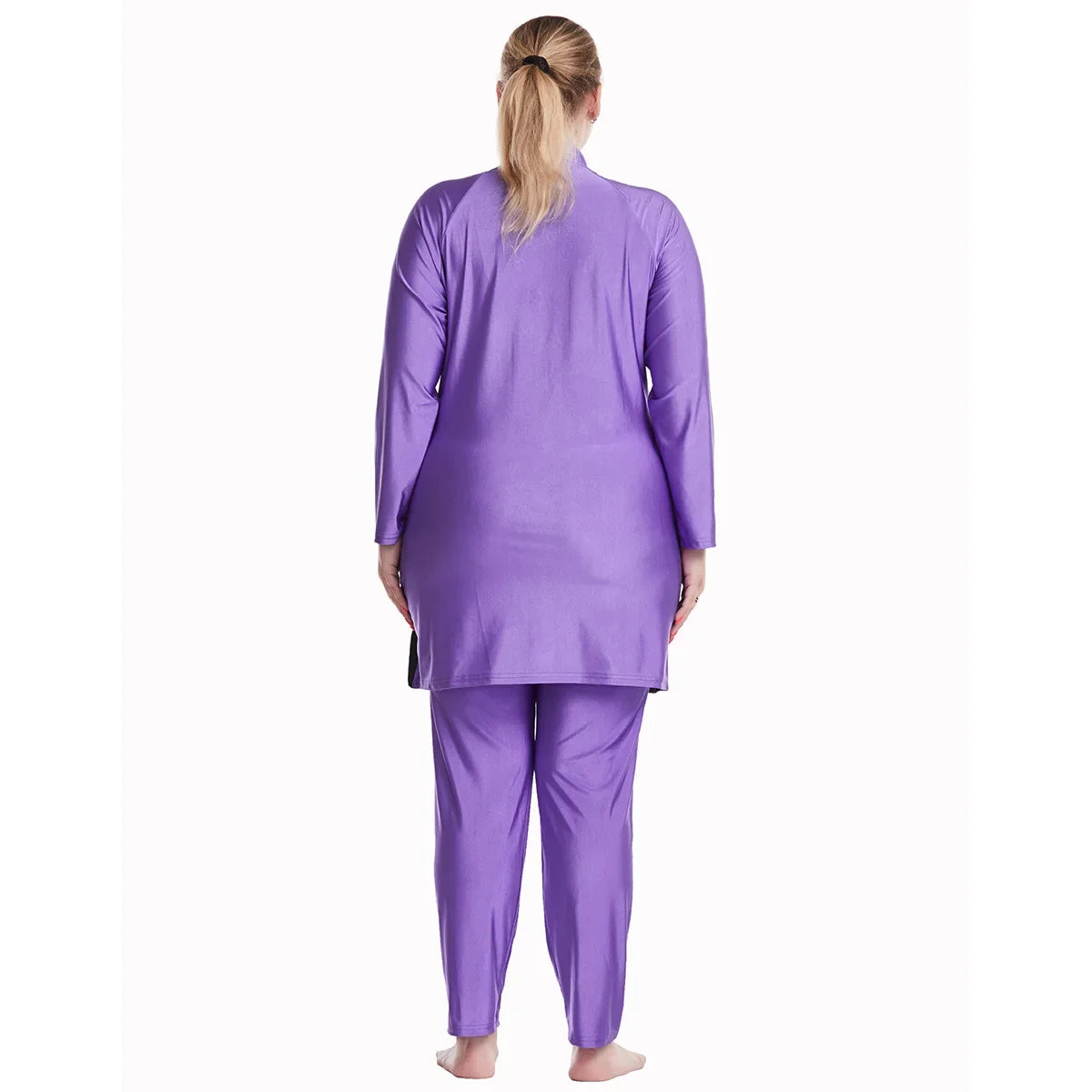 3-Piece Zipper Burkini Set