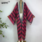 Boho Stripe Kimono Beach Cardigan