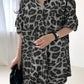 Women's Leopard Print Boho Blouse