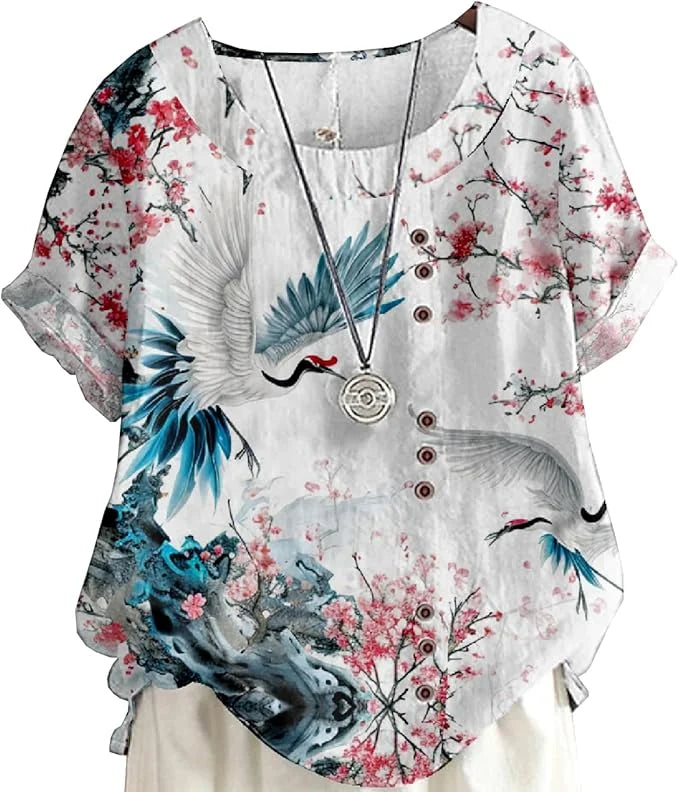 Women's Animal & Floral Print Tunic