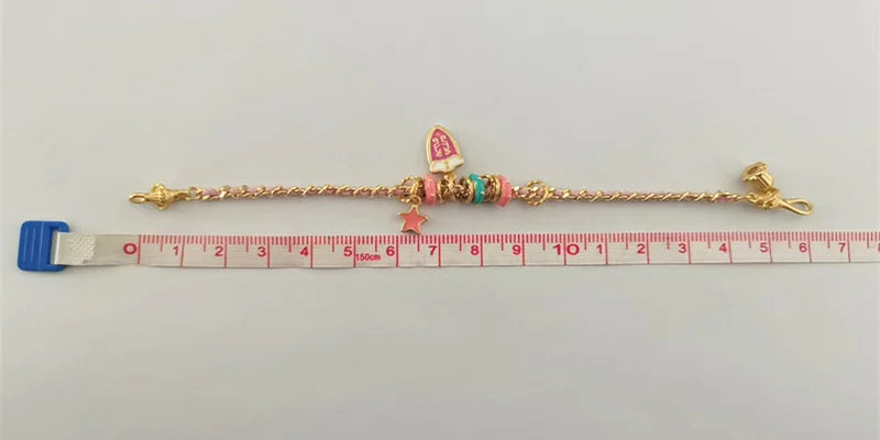Enamel Japanese embossed bracelet