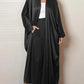 Broadcloth  bat wing abaya