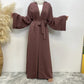 Solid Color Kimono Abaya
