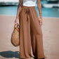 Women's Wide-Leg Drawstring Summer Pants