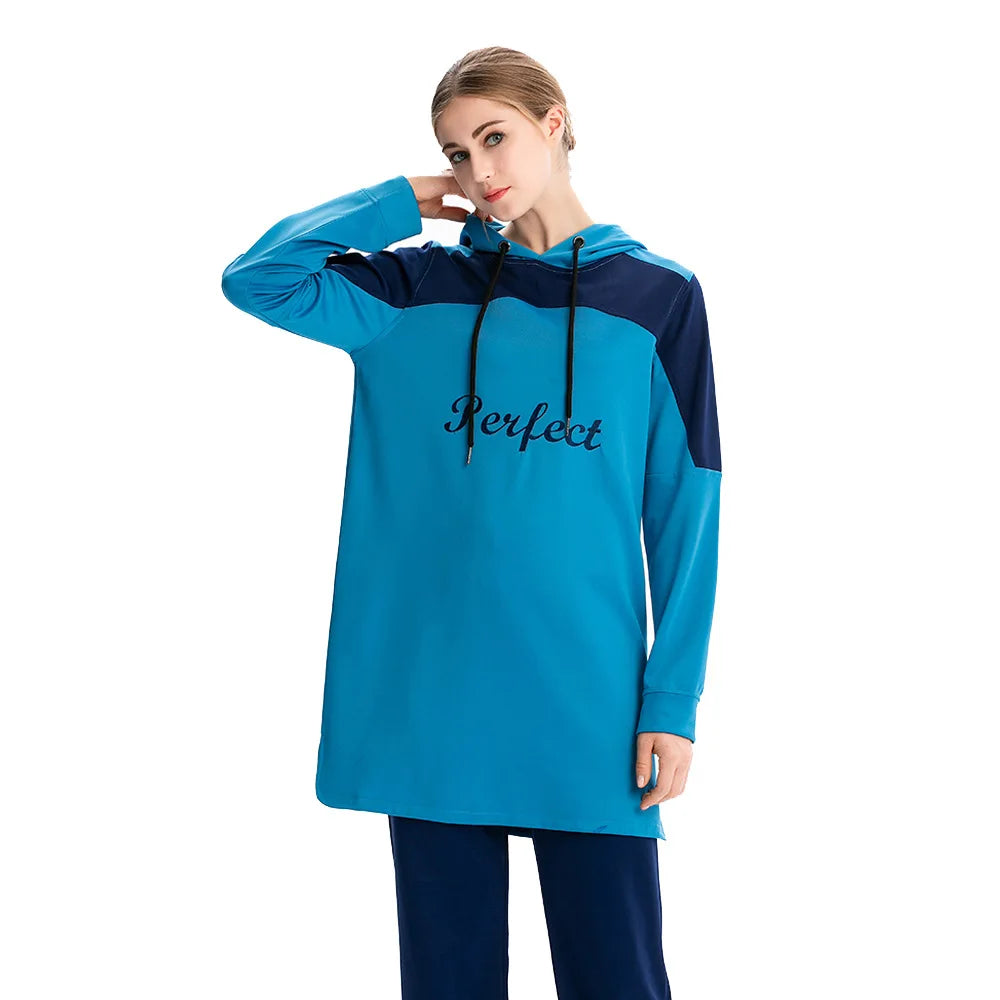 Women's Loose Hooded Kaftan Sweater