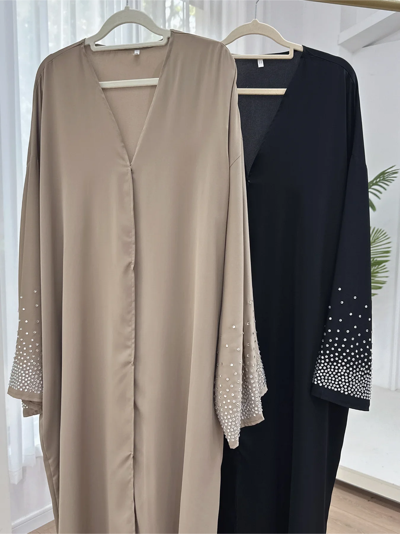 Embroidered Diamond Abaya