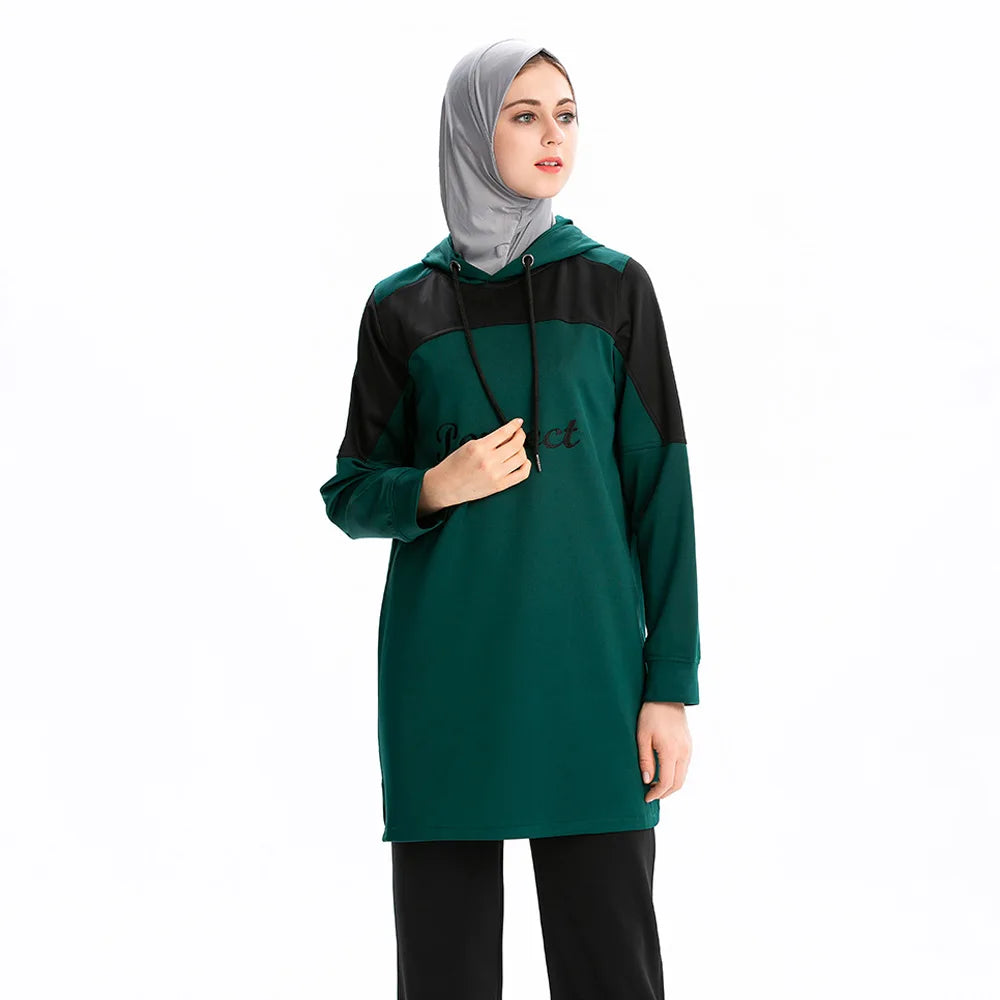 Women's Loose Hooded Kaftan Sweater