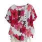 Women's Floral Cotton-Linen Tunic