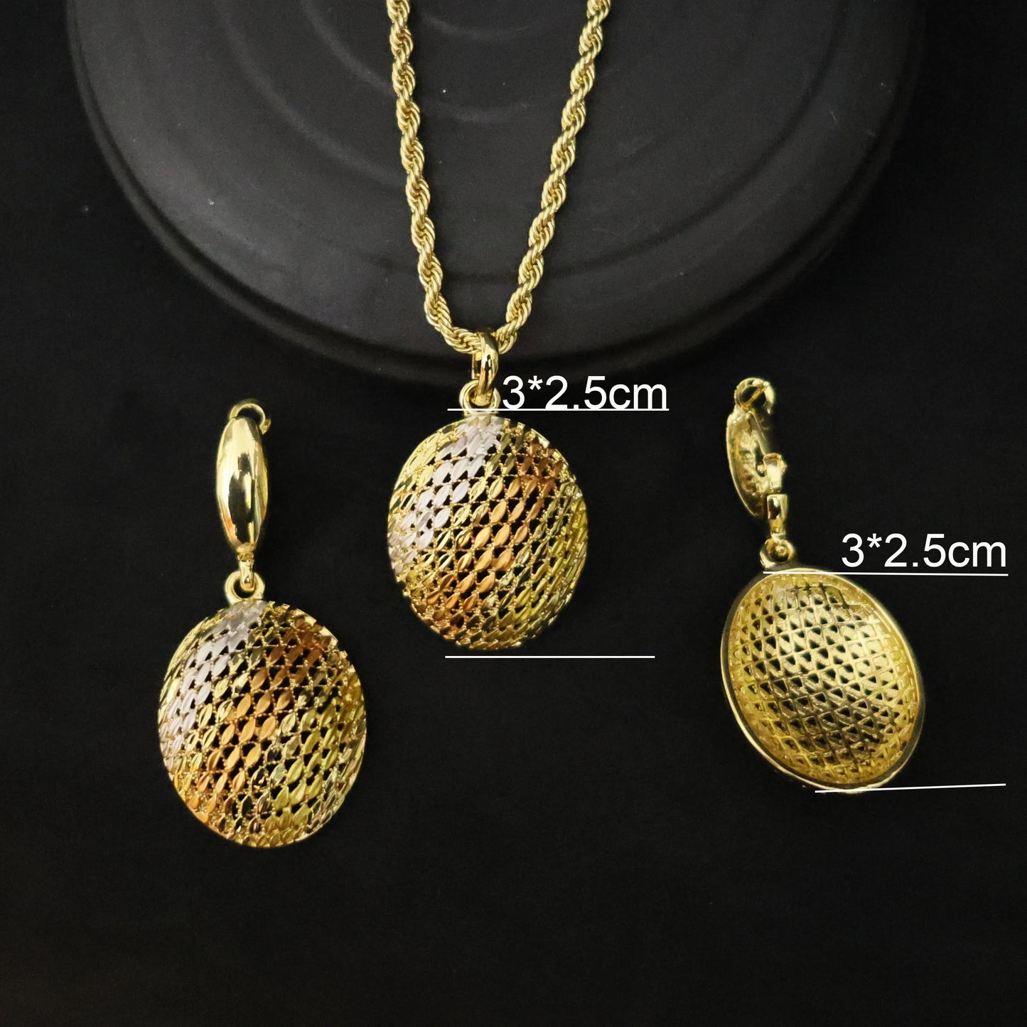 Luxury 18K Gold Plated Jewelry Set