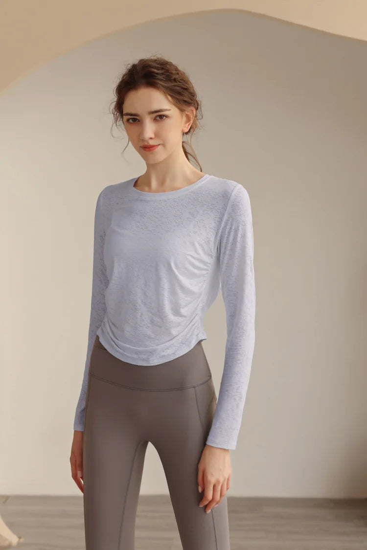 Women's Long Sleeve Slim Yoga Top