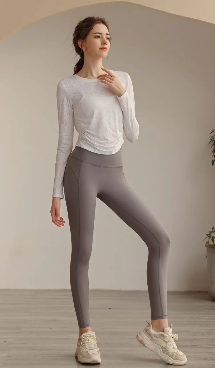 Women's Long Sleeve Slim Yoga Top