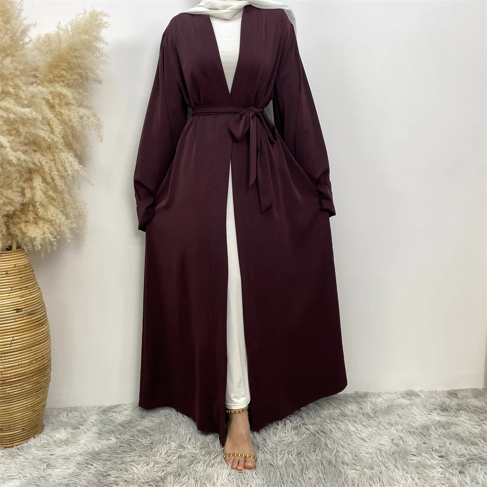 Solid Color Kimono Abaya
