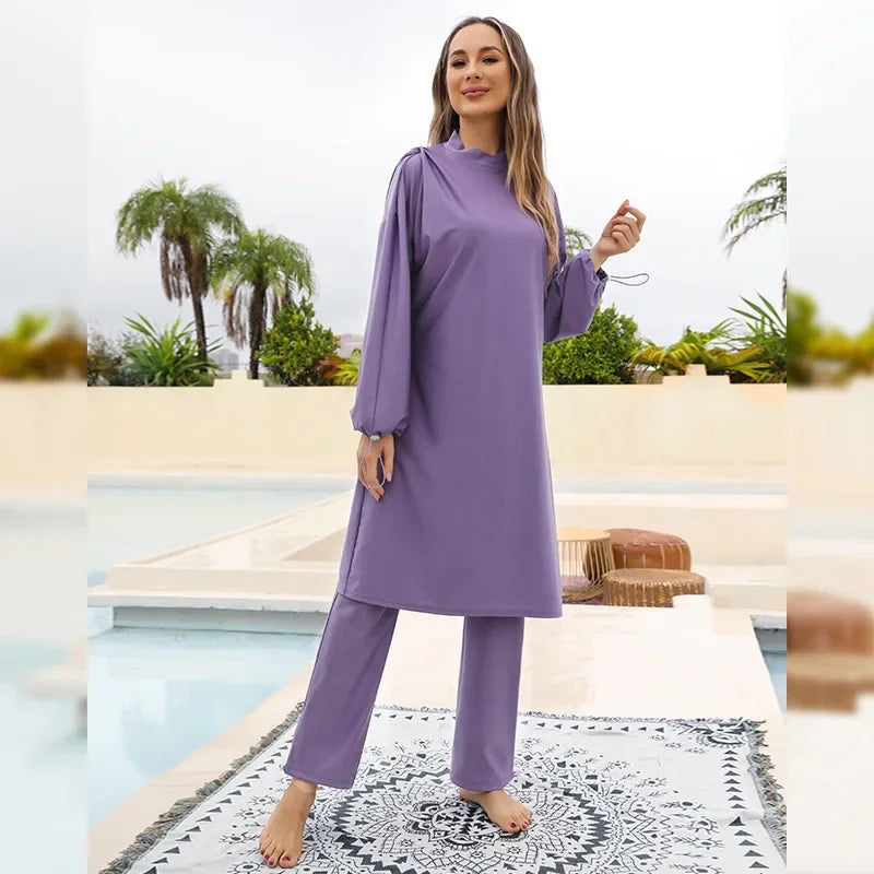 3-Piece Modest Burkini Set