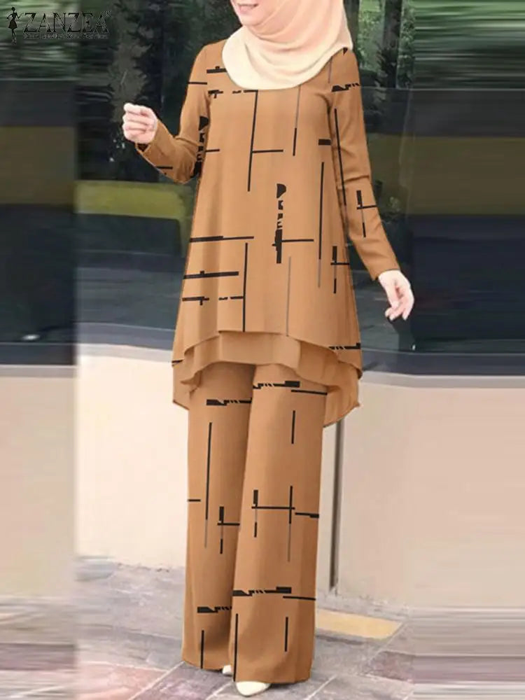 Women's Floral 2-Piece Tracksuit Set