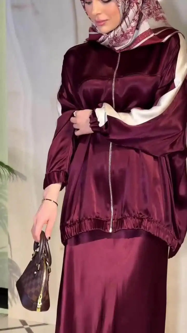 Women's Muslim Jacket & Skirt Set