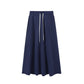 Women's High-Waist Pleated A-Line Skirt