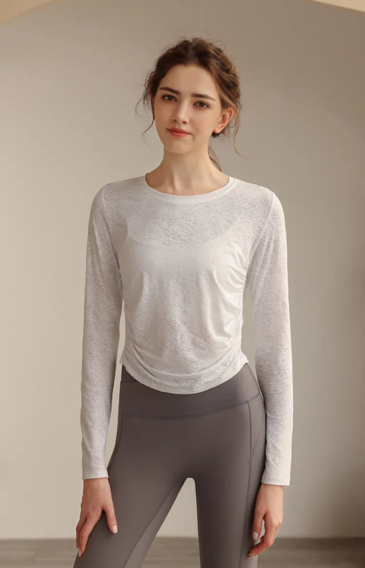 Women's Long Sleeve Slim Yoga Top