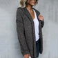 Women's Long Sleeve Hooded Cardigan Coat