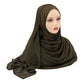 Large Plain Modal Hijab