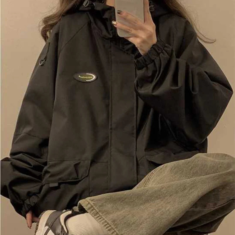 Women's Harajuku Y2K Hooded Jacket
