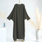 Women's Batwing Sleeve Abaya Dress