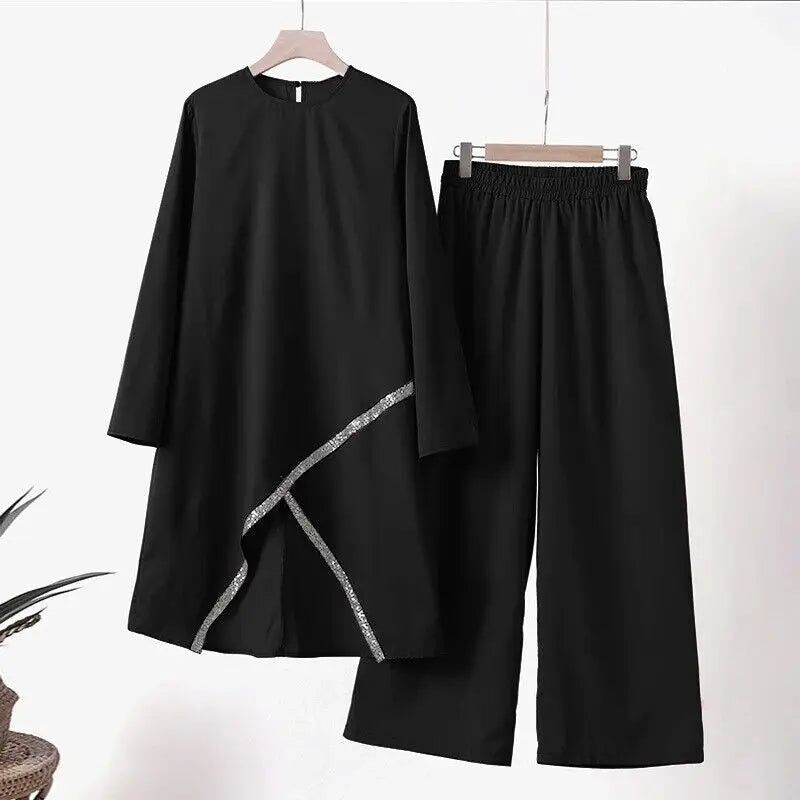 Two-Piece Modest Abaya Set