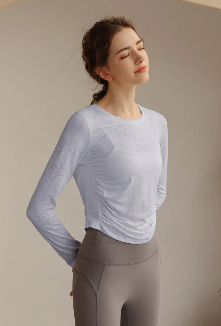 Women's Long Sleeve Slim Yoga Top