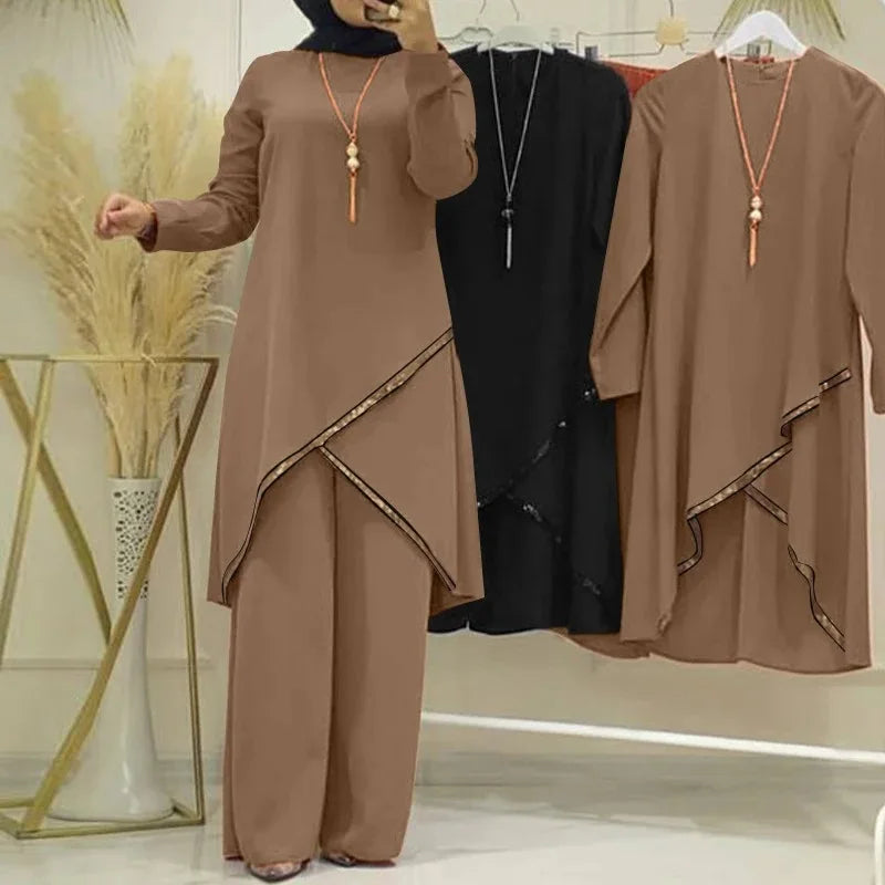 Two-Piece Modest Abaya Set
