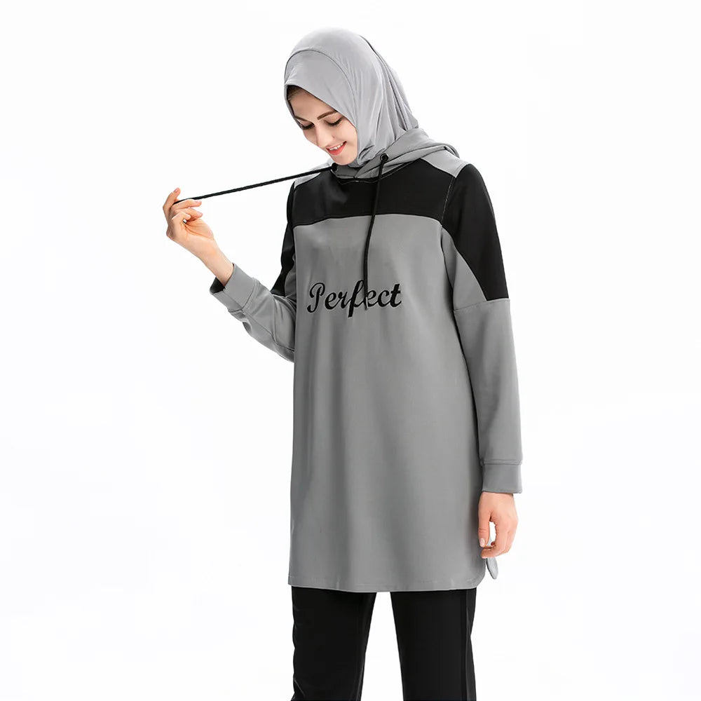 Women's Loose Hooded Kaftan Sweater