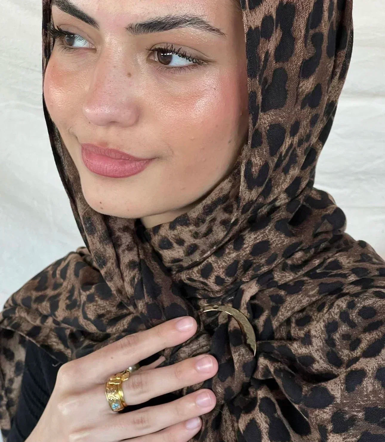 Watercolor Floral Cotton Hijab