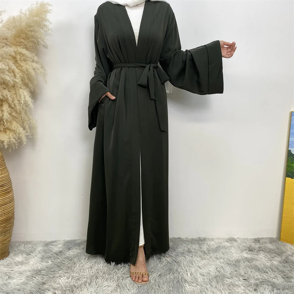 Solid Color Kimono Abaya