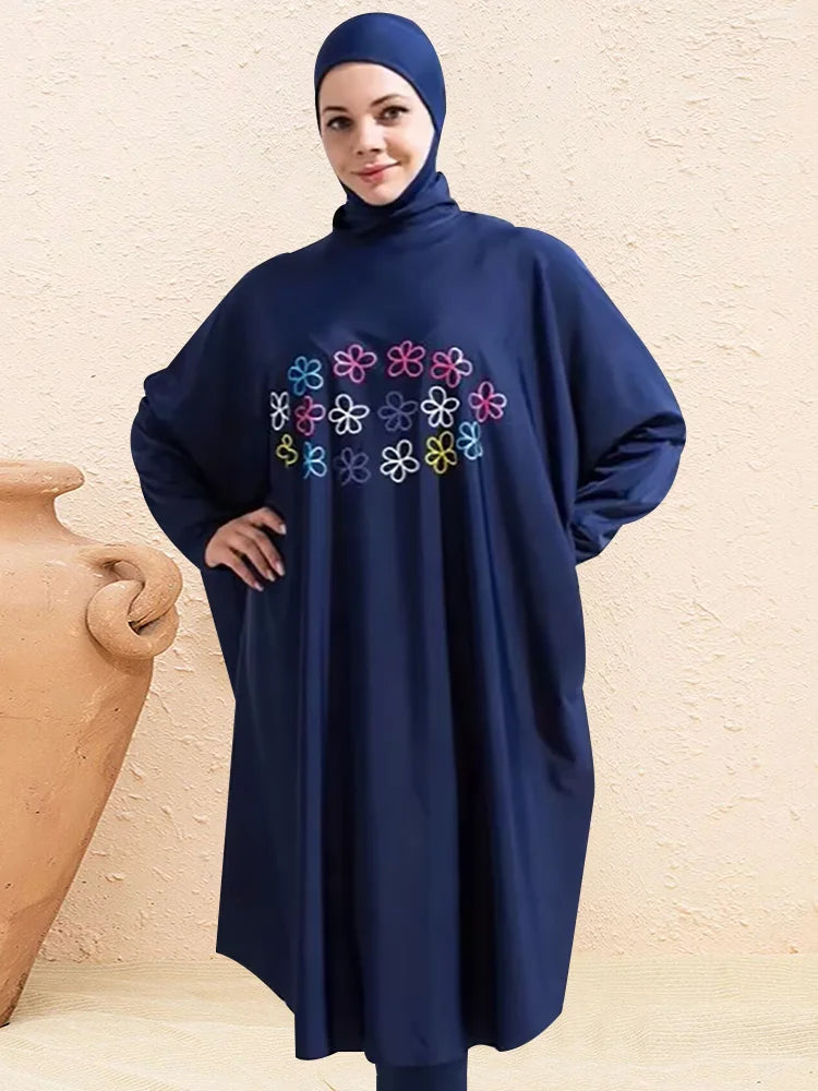Women's 3-Piece Modest Burkini Set
