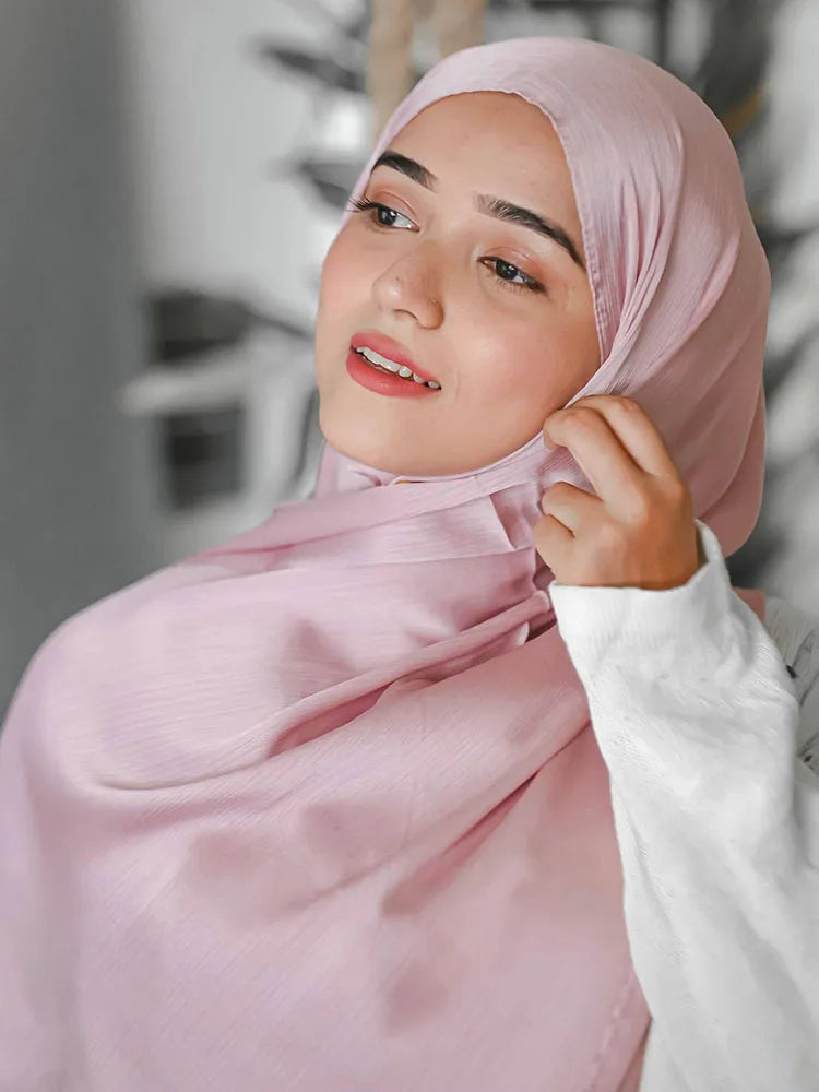 Premium Satin Crinkle Hijab