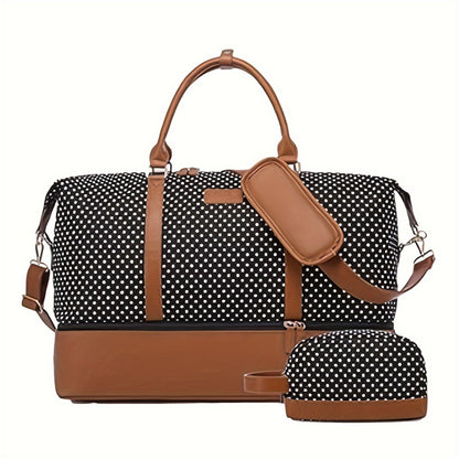 Canvas Weekender Travel Duffle Bag