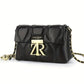 Black PU Leather Crossbody Bag