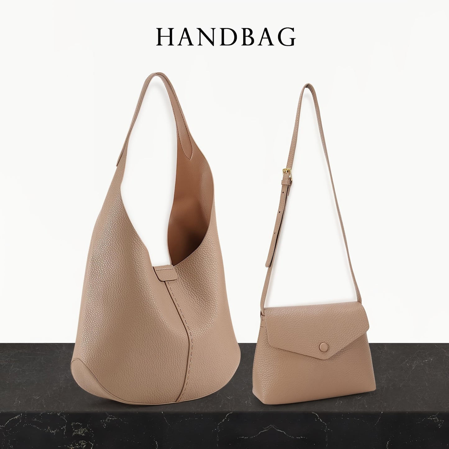 CAITINA CN5009 Vegan Leather Hobo Bag