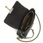 Black PU Leather Crossbody Bag