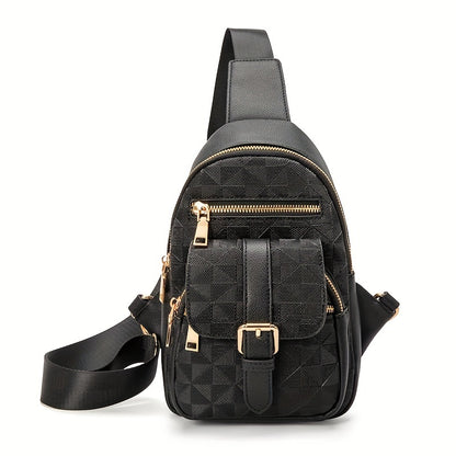 Checkered Fanny Pack Crossbody Bag