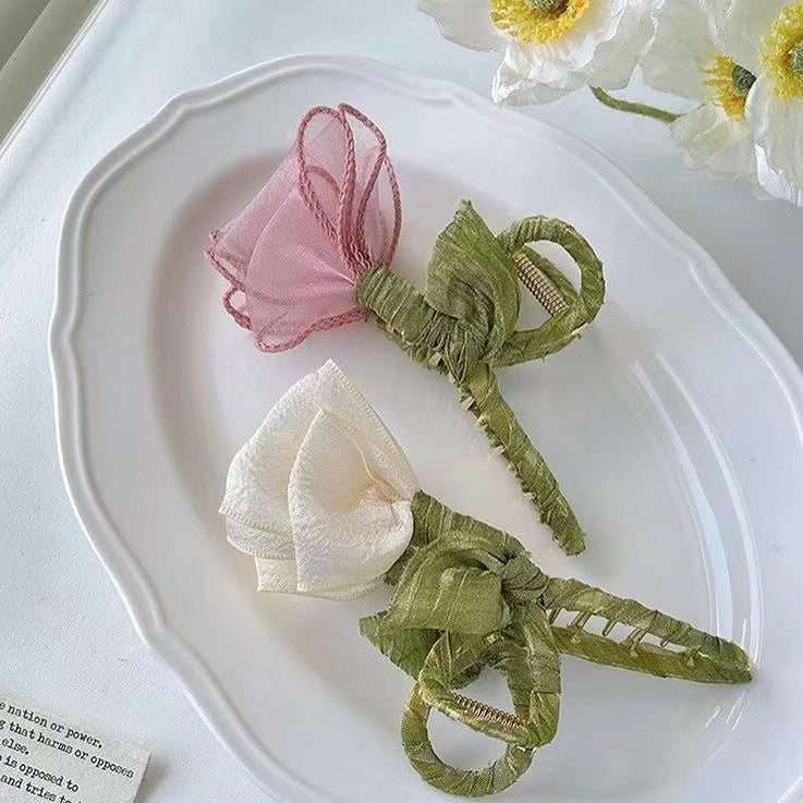 Tulip Flower Hair Claw Clip