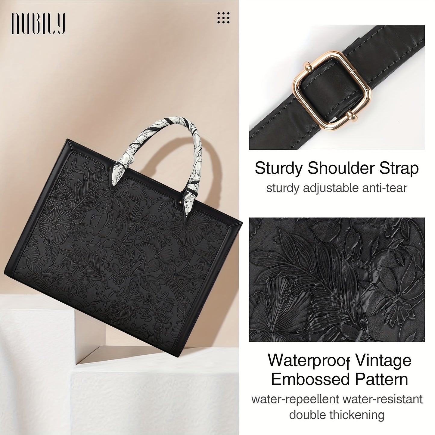 15.6" Waterproof Laptop Tote Bag