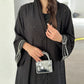 Women’s Modest Open Abaya Cardigan Robe